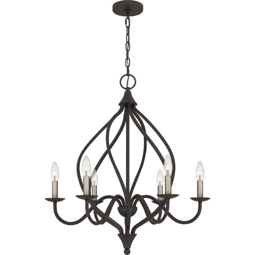 Quoizel  Traditional Chandelier 6 light QZL-DUP5025