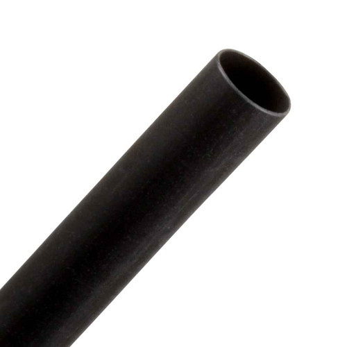 3M 7100007366 3M™ Heat Shrink Thin-Wall Tubing FP-301-1/4-48"-Black-12 Pcs, 48 in Length sticks, 12 pieces/case
