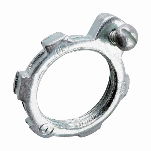 Crouse-Hinds GL 15 Eaton series GL bonding locknut, Rigid/IMC, Steel, 1-1/2"
