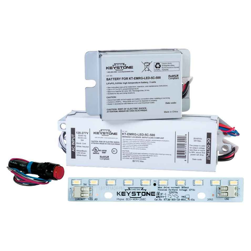 Keystone KT-EMRG-LED-5C-500-K1-IP LED Emergency Backup Kit, 5W Constant Wattage