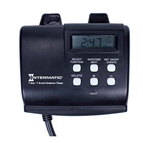 Intermatic HB880R 7-Day Outdoor Digital Plug-In Timer Intermatic HB880R 7-Day Outdoor Digital Plug-In Timer
