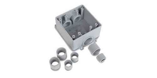 Kraloy 278084 FSCC-2-050710-U PVC FSCC DBL GANG BOX KRALOY