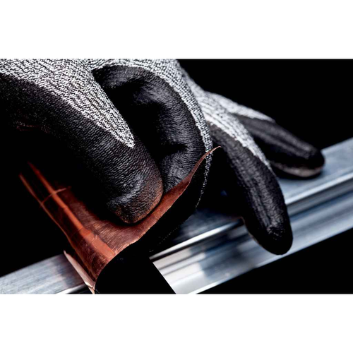 3M Comfort Grip Cut Resistant Safety Gloves ANSI Level 3 Large Gray Polyethylene