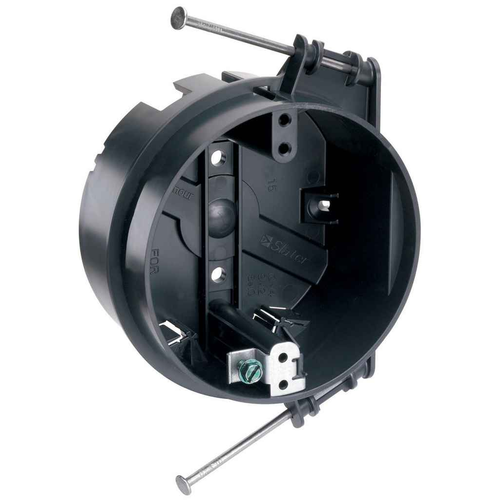 Pass & Seymour S120RGAC 4-Inch Round Ceiling Box, Noryl Thermoplastic