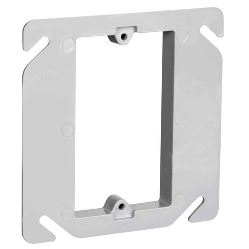 Pass & Seymour RC1 Single Gang Cover for 4-inch Square Box, Thermoplastic