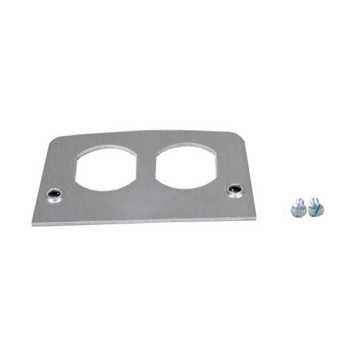 Wiremold 500DR 525 Series Duplex Faceplate, 500DR