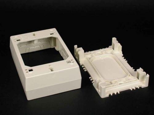 Wiremold 2347-WH 400/800/2300/2300D One-Gang Device Box Fitting