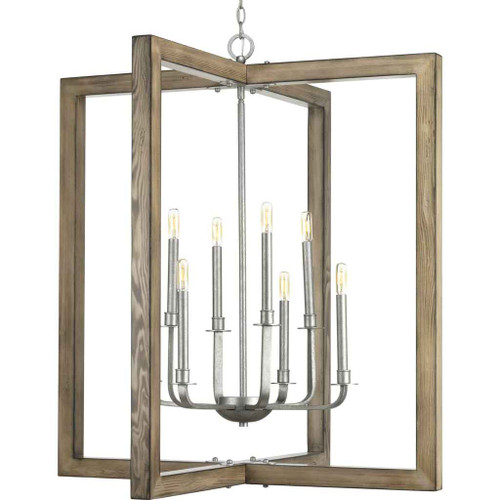 Progress Lighting P4763-141 Turnbury Collection Eight-light chandelier
