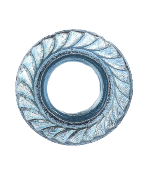 Minerallac 40483J 1/2"-13 Flange Whiz Nuts, Zinc plated,Jar Minerallac 40483J 1/2"-13 Flange Whiz Nuts, Zinc plated,Jar