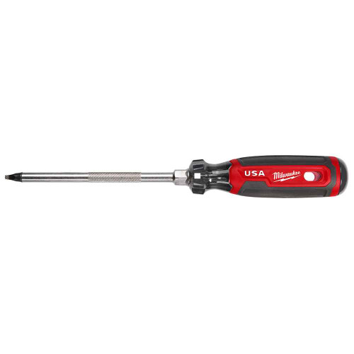 Milwaukee Tool MT219 #3 Square 6" Cushion Grip Screwdriver (USA) Milwaukee Tool MT219 #3 Square 6" Cushion Grip Screwdriver (USA)