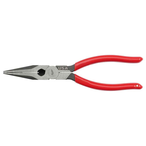 Milwaukee Tool MT505 8" Long Nose Dipped Grip Pliers (USA) Milwaukee Tool MT505 8" Long Nose Dipped Grip Pliers (USA)