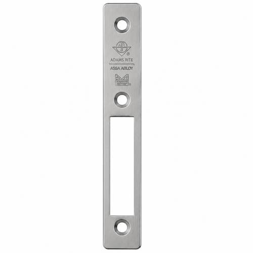 Adams Rite 24-0384-410 MS1851SW Deadlock Radius Faceplate with Weatherstrip