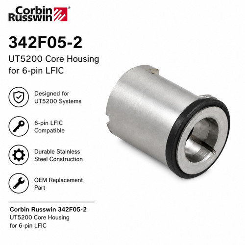Corbin Russwin 342F05-2 UT5200 Core Housing for 6-pin LFIC