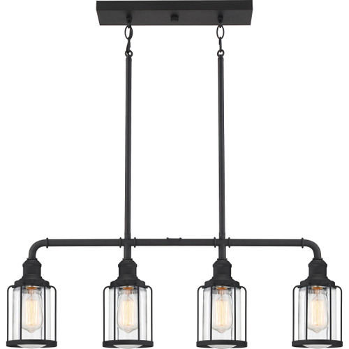 Quoizel QZL-LUD434 Transitional Linear chandelier 4 light