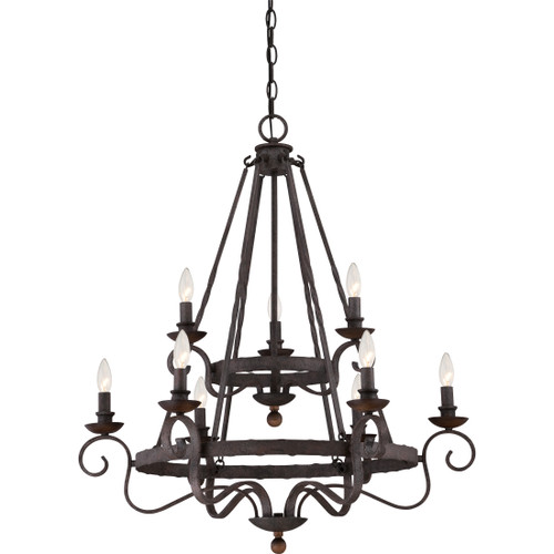 Quoizel QZL-NBE5009 Traditional Chandelier 9 light