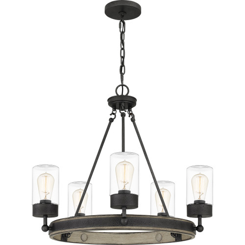 Quoizel QZL-KEL3525 Farmhouse Outdoor chandelier 5 lights distressed i