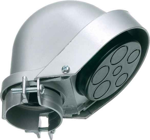 Arlington Industries 4" Aluminum Entrance Cap - Clamp-On Type for Rigid, IMC and EMT Conduit