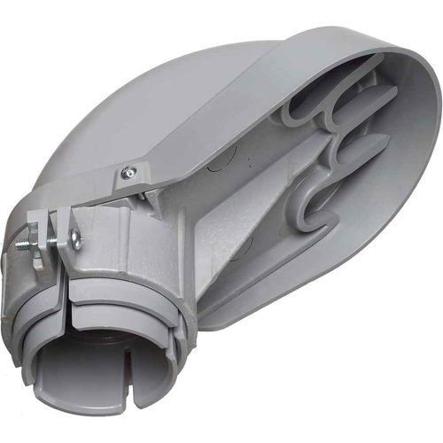 Arlington Industries PVC Entrance Cap for Rigid, IMC, EMT, and PVC Conduit with Four Wire Holes - UV-Rated cULus Listed