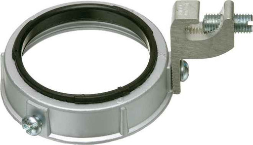 Arlington Industries 1-1/2" Insulated Metal Grounding Bushing with Dual Copper/Aluminum Rating