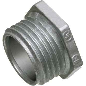 Arlington Industries Chase Nipple - Zinc Die-Cast Conduit Nipple with Burr-Free Entrance, 100 Pack