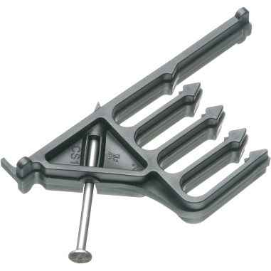 Arlington Industries CS14 Nail-In Cable Spacer - Black Plastic Cable Management System (100-Pack)