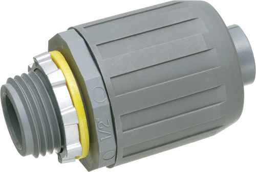 Arlington Industries Non-Metallic Snap2it Connector for Liquid Tight Conduit Type B Arlington Industries Non-Metallic Snap2it Connector for Liquid Tight Conduit Type B