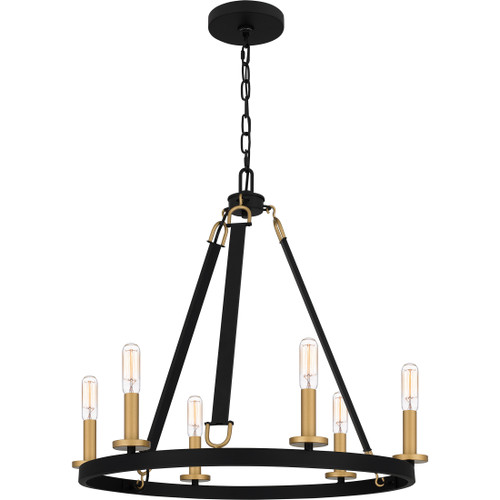 Quoizel  Farmhouse Chandelier 6 lights QZL-GRA5024