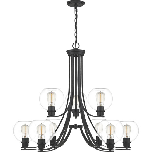 Quoizel  Transitional Chandelier 9 light QZL-PRUC5034