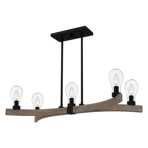 Quoizel  Farmhouse Linear chandelier 5 lights QZL-QLC5358