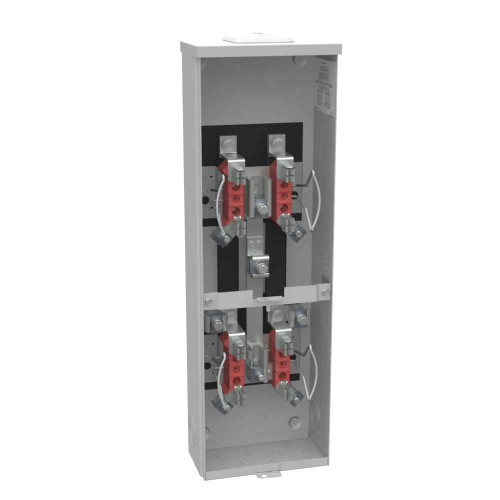 Milbank 4 Terminal Ringless Small Closing Plate 2 Position 100 Ampere Vertical Design