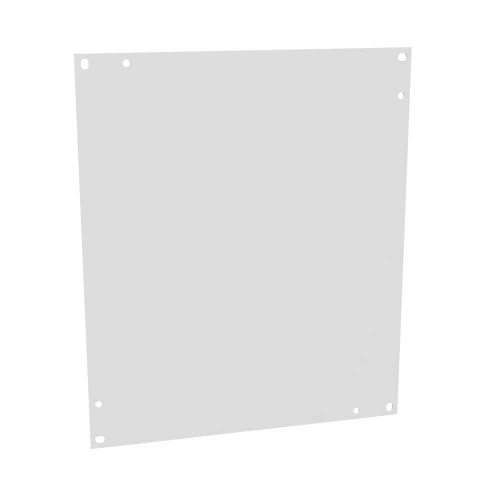 Milbank Back Panel Non UL Listed Hinge Cover White Steel