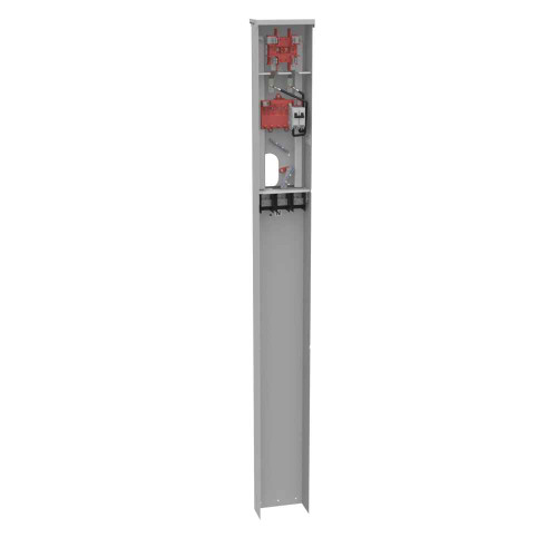 Milbank Ring-Type Meter Pedestal Units - 100-200A Main Breaker, Direct Bury Installation