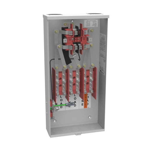 Milbank 4-7 Terminal Ring-Type Meter Socket 2 Small Closing Plate Link Bypass Ring Protect Bracket 100 Ampere
