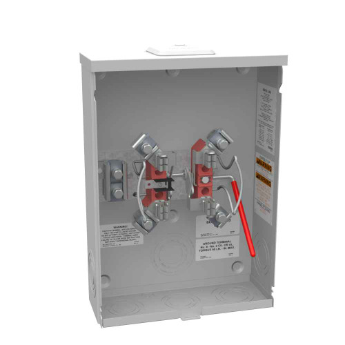 Milbank U3278-XL-TG 4 Terminal Ringless Small Closing Plate Lever Bypass Triplex Ground