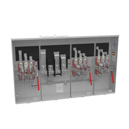 Milbank U2733-XT 7 Terminal Ringless Meter Socket 2 Large Closing Plates Lever Bypass 3 Position