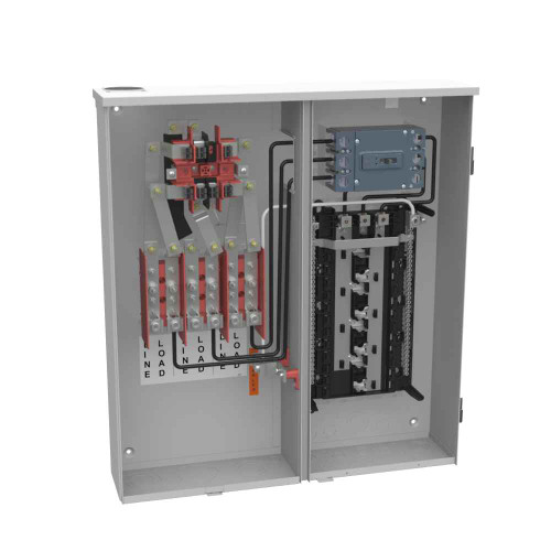 Milbank 7 Terminal Ring Type Small Closing Plate Link Bypass 1-200 Ampere Main Breaker 24 Branch Circuit