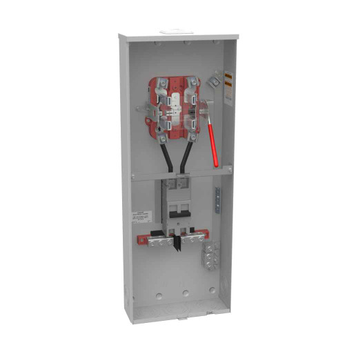 Milbank U5094-XL-200 5 Terminal Ringless Large Hub Open Adapt To Small Closing Plate Lever Bypass 1-200 Ampere Main Breaker