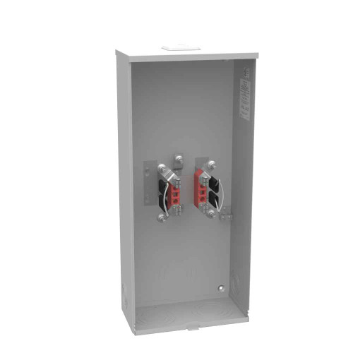 Milbank U5967-XL 4 Terminal Ringless Small Closing Plate Tall Shell