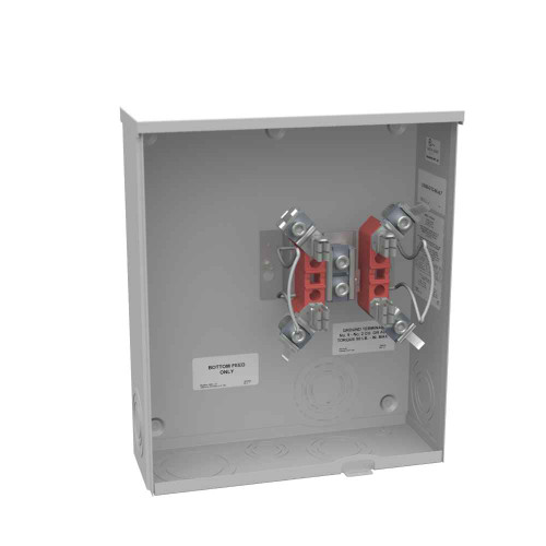 Milbank 4 Terminal Ringless Plain Top Ground Bypass Side Wireway