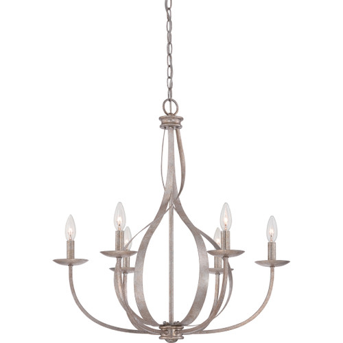 Quoizel  Transitional Chandelier 6 light QZL-SER5006