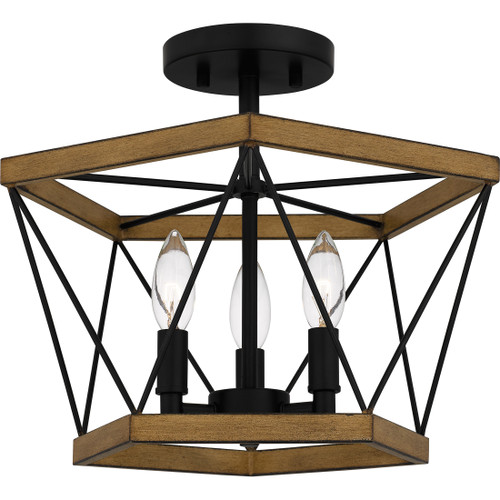 Quoizel  Farmhouse Semi flush 3 lights QZL-QSF5595