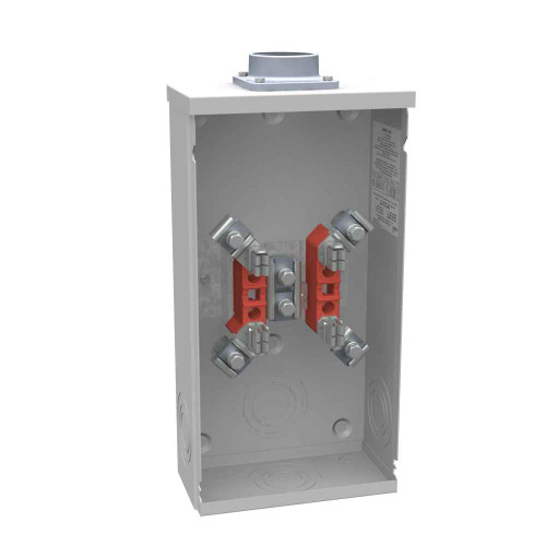 Milbank U7017 4 Terminal Ring Type Meter Socket - Triplex Ground Hub Configurations