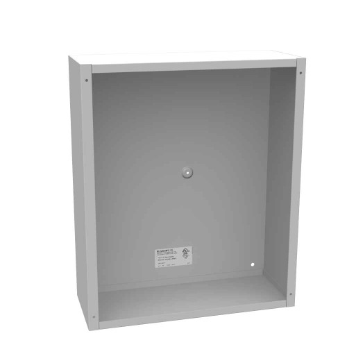 Milbank 15-Inch Width Steel Screw Cover Type 1 With Teardrop Slots Mounting Holes In Back