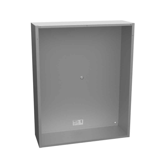 Milbank 24-Inch Width Steel Screw Cover Type 1 With Teardrop Slots Mounting Holes In Back