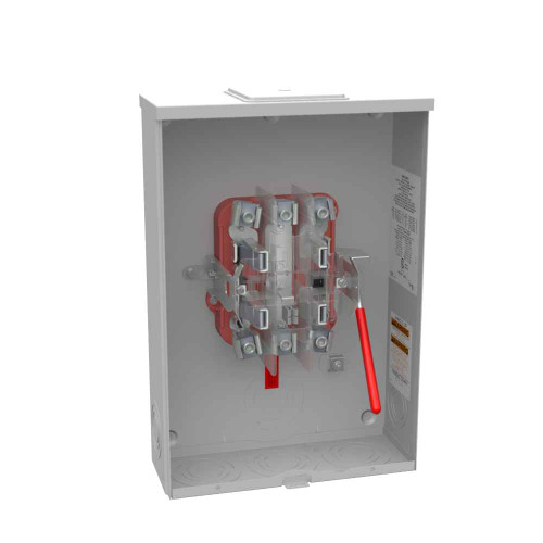 Milbank U9551-X 5 Terminal Ringless Large Closing Plate Lever Bypass