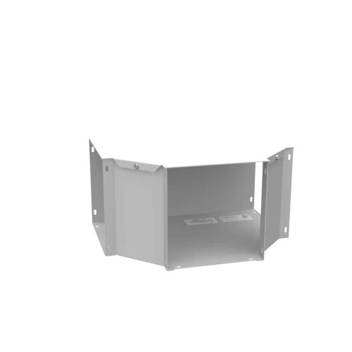 Milbank GFT Wireway Tee For Hinged Wireways ANSI 61 Gray Steel