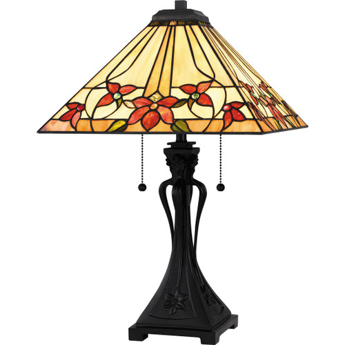 Quoizel QZL-TF6153 Transitional Table lamp tiffany 2 lights