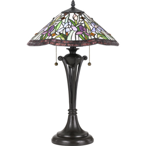 Quoizel QZL-TF3456 Traditional Table lamp tiffany 16"d