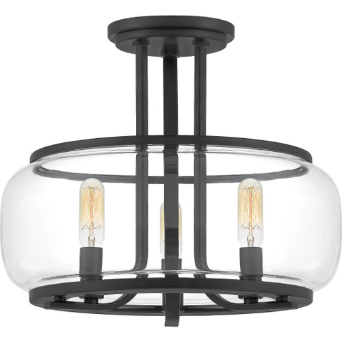 Quoizel QZL-PRUC1714 Transitional Semi-flush mount 3 light