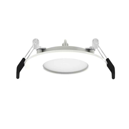 RAB 3" Round LED Wafer Downlight – 6W, 900 Lumens, 9CCT Selectable, 120V (White Smooth or Baffle Trim)